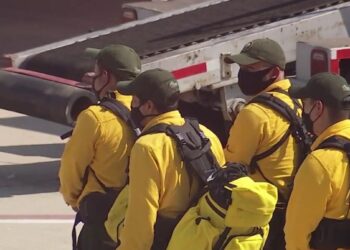 Bomberos mexicanos se suman al combate de incendios en California