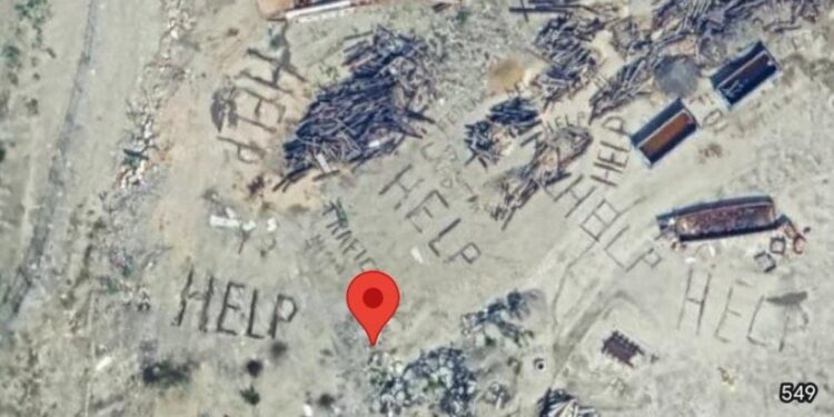 Descubren misteriosos mensajes de “Ayuda” en Google Maps