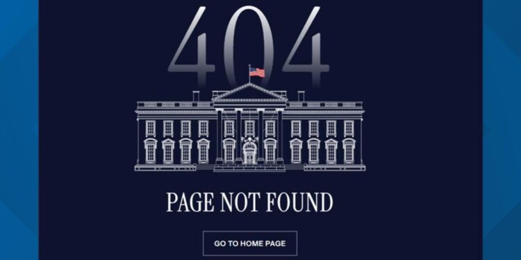 Casa Blanca eliminó su sitio en español tras llegada de Trump