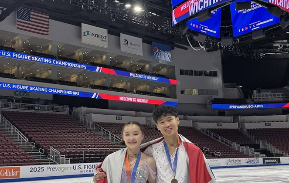 Patinador de origen mexicano se salva del accidente aéreo gracias a su perro