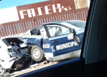 patrulla accidente