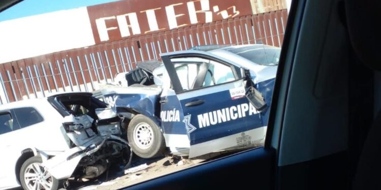 patrulla accidente