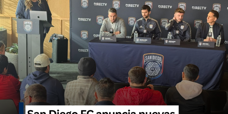 San Diego FC anuncia nuevas contrataciones para el debut en la MLS