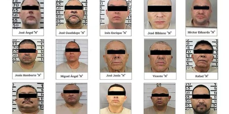 FGR emitió un cartel con las imágenes de los 32 narcotraficantes extraditados a EU