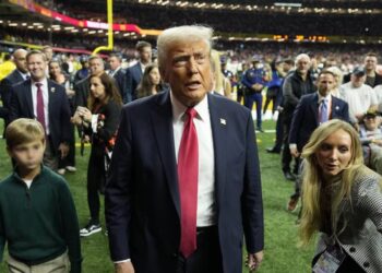 Trump fue abucheado en su histórica asistencia al Super Bowl LIX