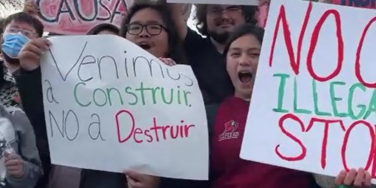 Protesta migrante