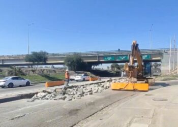 Reparación de socavones en Vías Rápidas de Tijuana tomará hasta cuatro semanas