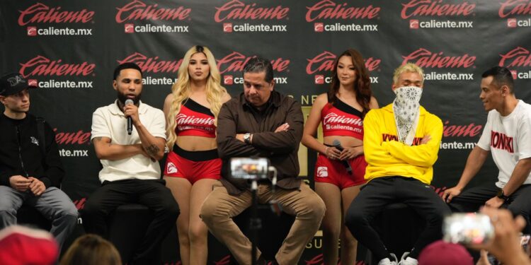 El excampeón Luis “Pantera” Nery y Kyonosuke Kameda protagonizan tenso enfrentamiento en conferencia de prensa