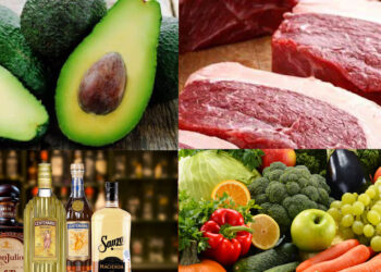 Aranceles de EUA afectarán los precios del aguacate, carnes, frutas y licores