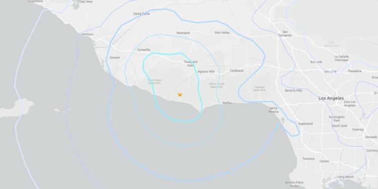 Sismo de 3.9 sacude Malibú sin daños reportados