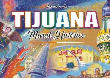 Joel González Navarro rinde homenaje a Tijuana con su Mural Histórico