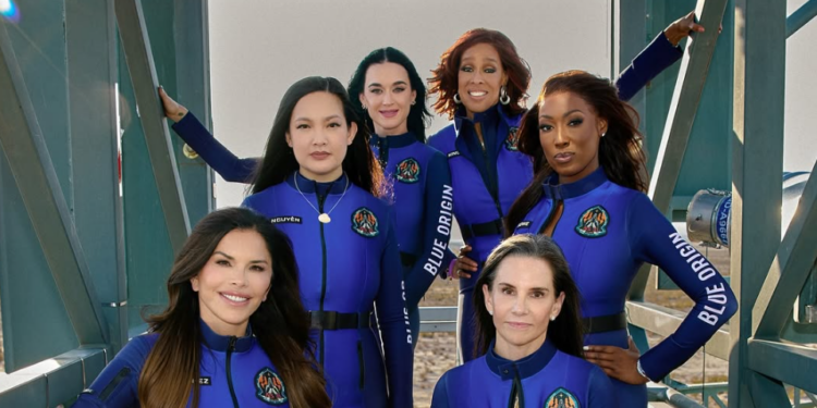 Katy Perry Espacio Blue Origin