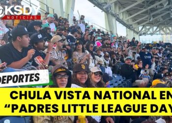 Chula Vista National baseball participó en “Padres Little League Day”