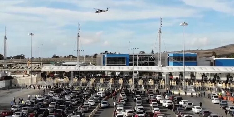 Los carriles de la línea Sentri podrían cambiar de sentido