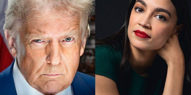 Trump y Aoc