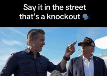 gavin newsom y trump taylor swift