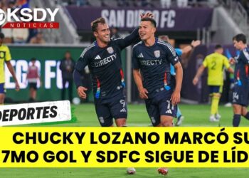 Chucky Lozano marcó su séptimo gol del torneo para que SDFC se mantenga en la cima del oeste