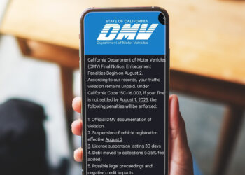 Nueva estafa por mensaje de texto suplanta al DMV para robar tu información