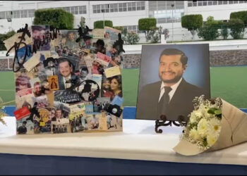 Comunidad educativa honró al maestro asesinado y exige justicia