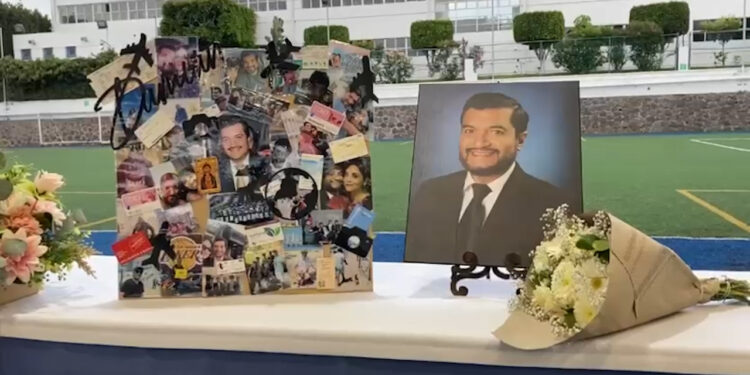 Comunidad educativa honró al maestro asesinado y exige justicia