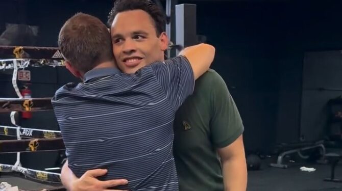 Chávez Jr. se reencontró con su padre tras ser vinculado a proceso