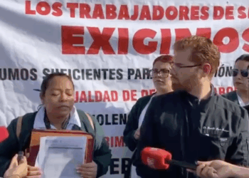 Protesta en Hospital Materno Infantil por hostigamiento y falta de recursos