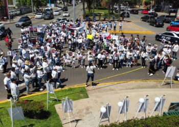 Marchan en Tijuana por el Día Internacional de los Desaparecidos
