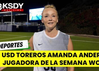 USD TOREROS, Amanda Anders, fue nombrada jugadora de la semana por la West Coast Conference