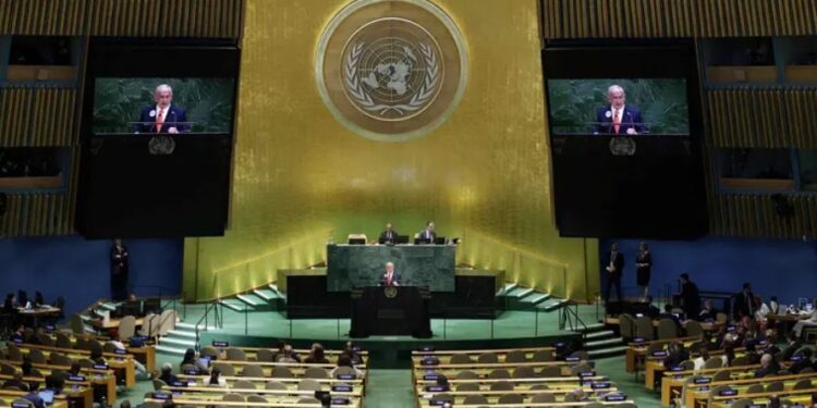 Delegados abandonaron asamblea de la ONU ante discurso de Netanyahu