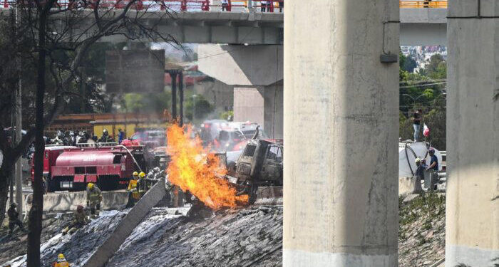 Explosión de pipa dejó muertos y decenas de heridos en México
