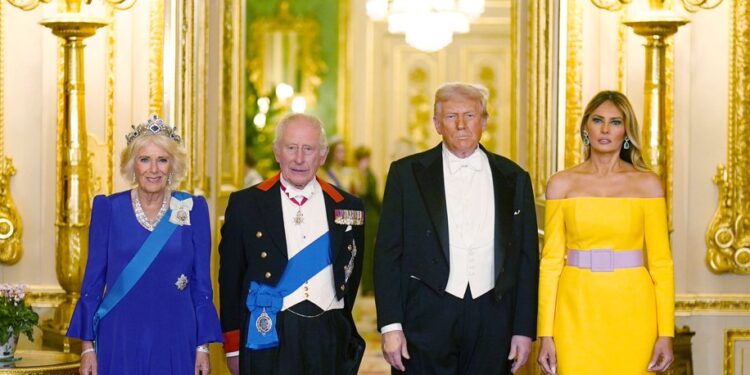 Trump recibe bienvenida en Windsor durante visita a Reino Unido