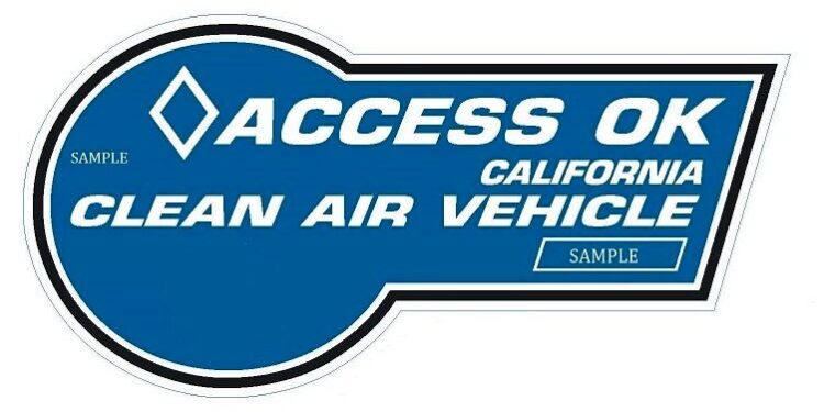 Fin del programa CAV en California: calcomanías ya no serán válidas