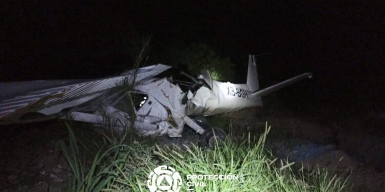 Accidente aéreo en Nuevo León dejó dos muertos