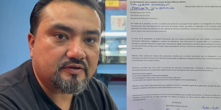 Barbero de Ensenada pide retirar su foto de organigrama delincuencial de EUA