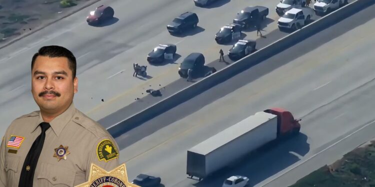 Muere un oficial del Sheriff de San Bernardino durante operativo y persecución en la autopista 210