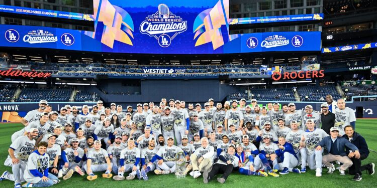 Dodgers conquistaron el bicampeonato tras dramático Juego 7 ante Toronto