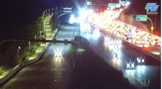 I-5 norte fue cerrado por un incidente con un conductor armado