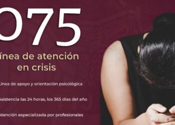 Línea 075 ofrece apoyo psicológico en Año Nuevo en BC