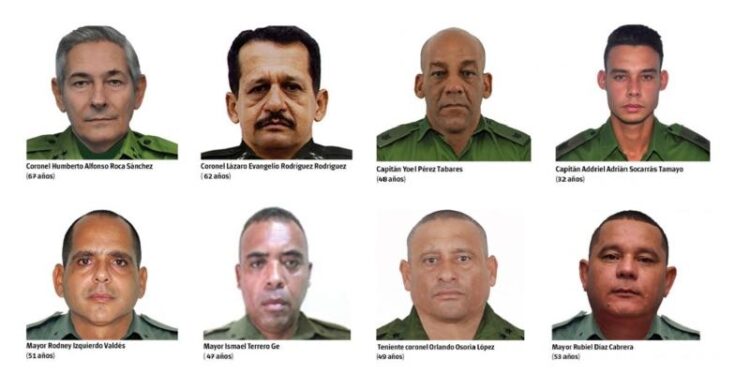 Cuba revela identidades de 32 agentes muertos en el ataque estadounidense en Caracas