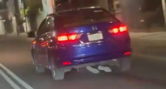 Arrastró bajo su vehículo a motociclista por 6 kilómetros en MX