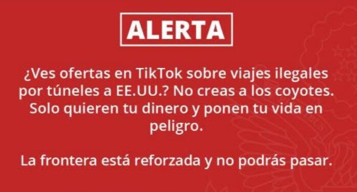 Consulado de Estados Unidos en Tijuana alerta por videos falsos de coyotes