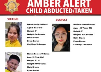 Alerta Amber por dos niños desaparecidos en Santa Clarita