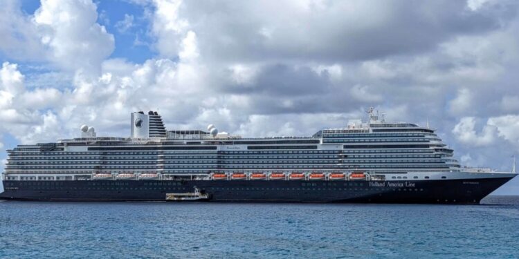 Brote de norovirus afectó a 94 personas en crucero Rotterdam de Holland América
