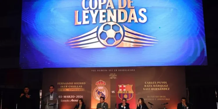 Copa de Leyendas trae Barcelona vs Real Madrid y preliminar con leyendas jaliscienses a Guadalajara