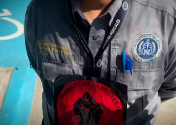 Elementos de Servicios Periciales de la FGE trabajan bajo protesta por salario y prestaciones
