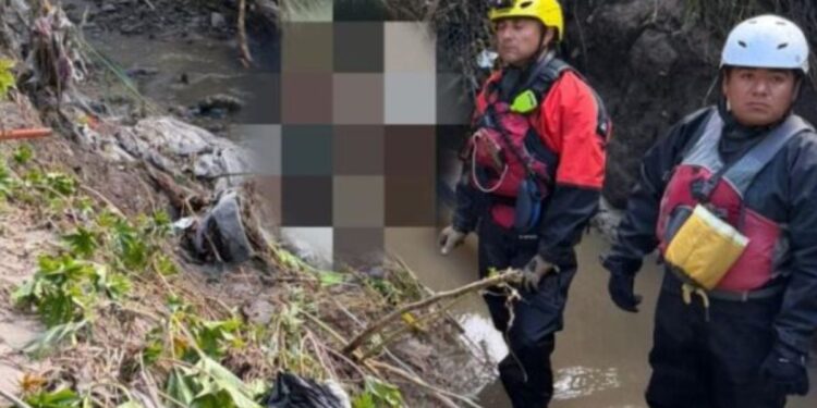 Encuentran sin vida al padre que fue arrastrado con su hija por la corriente el Tecolote