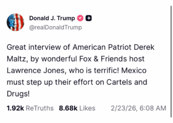 Trump pide a México reforzar combate a cárteles