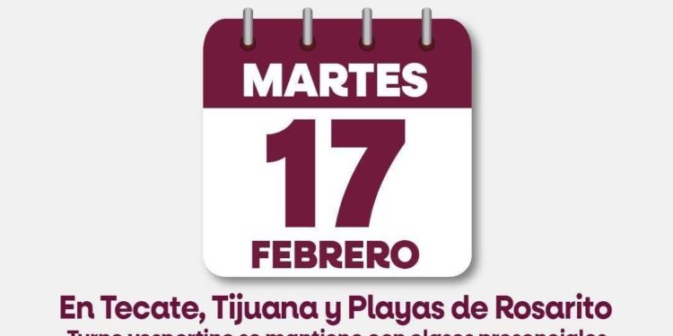 Extienden clases en línea en el turno matutino en Tijuana, Tecate y Rosarito por pronóstico climático