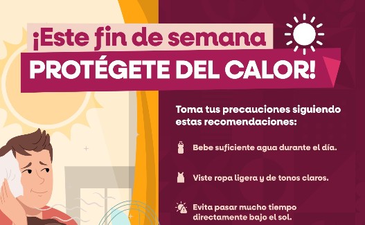 Se esperan altas temperaturas en Baja California durante el fin de semana