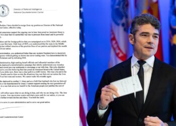 Joe Kent renuncia como director del Centro Nacional de Contraterrorismo por oposición a guerra contra Irán.